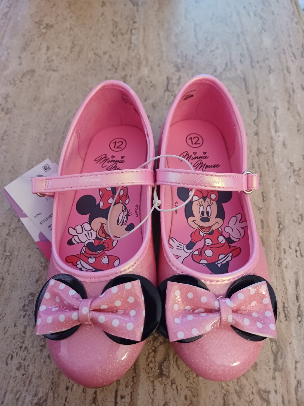Girls' Pink Bow Mary Jane Dress Shoes